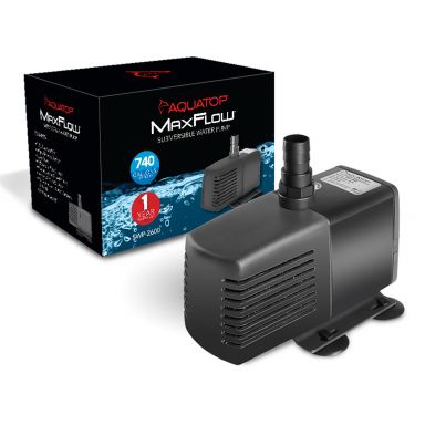 AQUATOP SWP-2600 740 GPH MaxFlow Submersible Pump